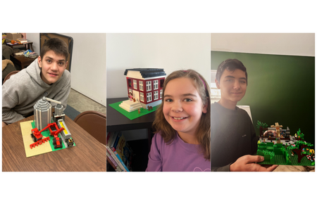 Winners pose with their winning creations.