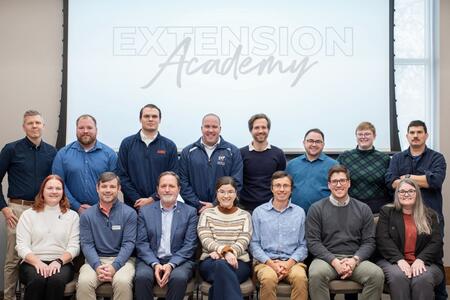 Members of Extension Academy and ACES/Extension leadership