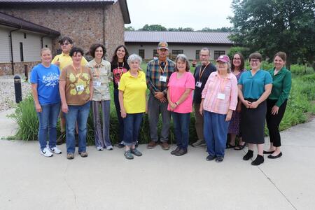 Local Illinois Extension Master Naturalist interns.