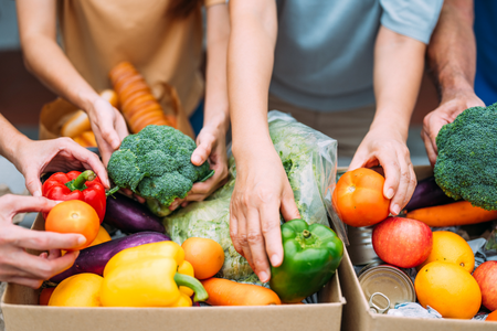 Donating food