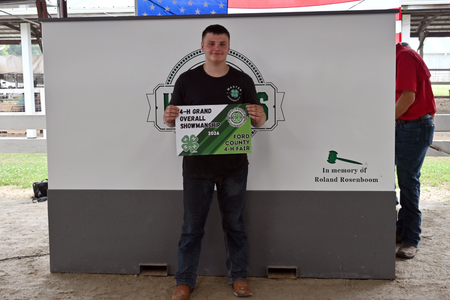 2026 Ford County 4-H Livestock Master Showmanship Winner