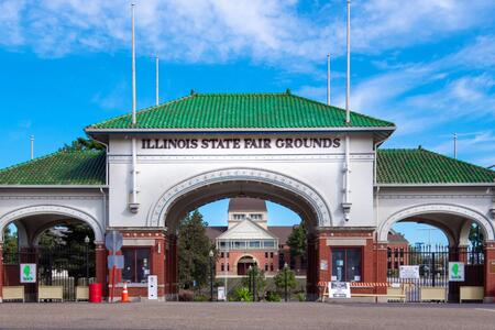 The gates to the Illinois State Fair 