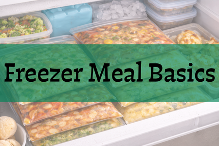 meals in plastic bags in freezer
