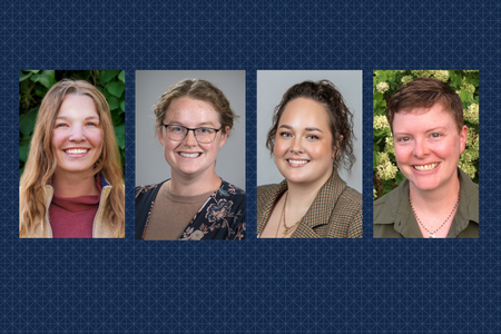Portraits of four Extension educators