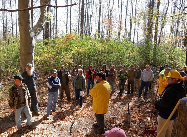 chris evans teaching beginning forest landowners