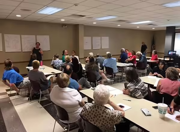 Extension specialist facilitates community planning