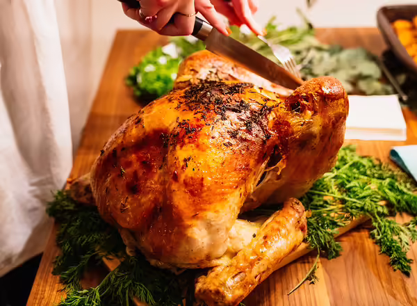 carving turkey