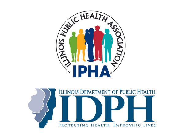 logos for Illinois Public Health Association and Illinois Department of Public Health