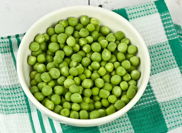 bowl of peas