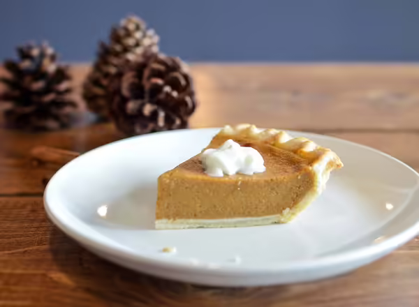 pumpkin pie slice