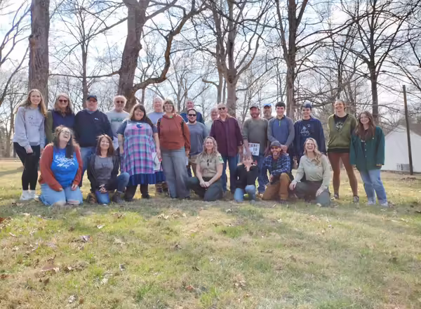 group photo of snake road sentinels volunteers