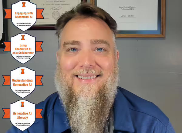James Hamilton Profile Photo August 2026 with Digital Badges