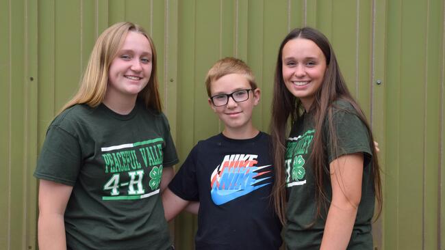 three Mason 4-H teens