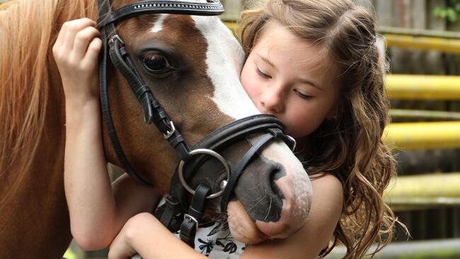 girl and her horse