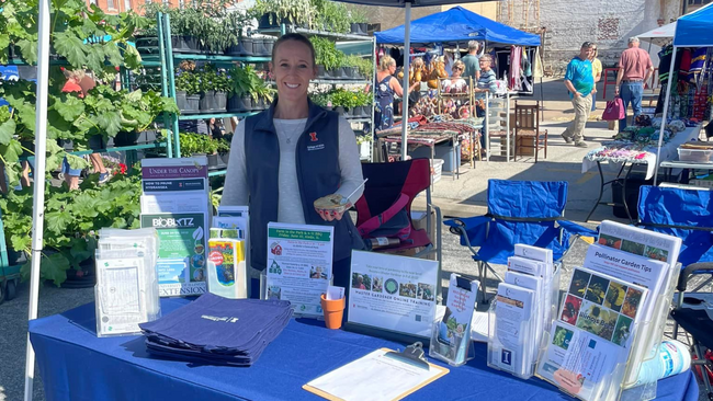 Emily Swihart at the Aledo Rhubarb Festival