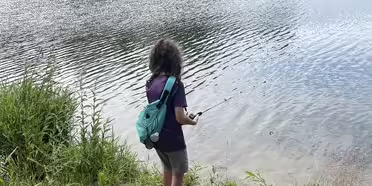 Youth fishing during Passport to Outdoors
