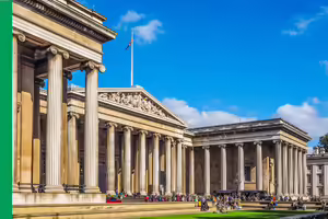 the outside of the british museum