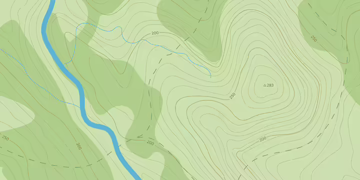a terrain map