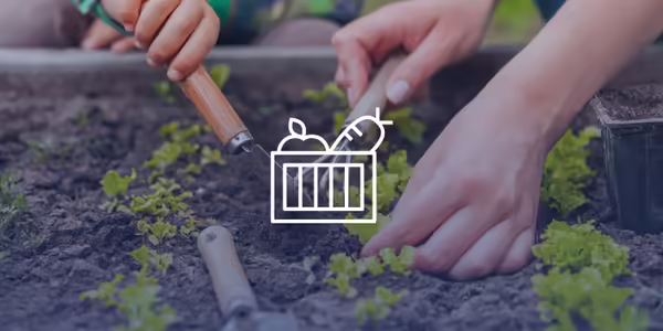 People gardening together