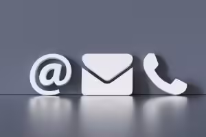 email marketing envelope and phone icons