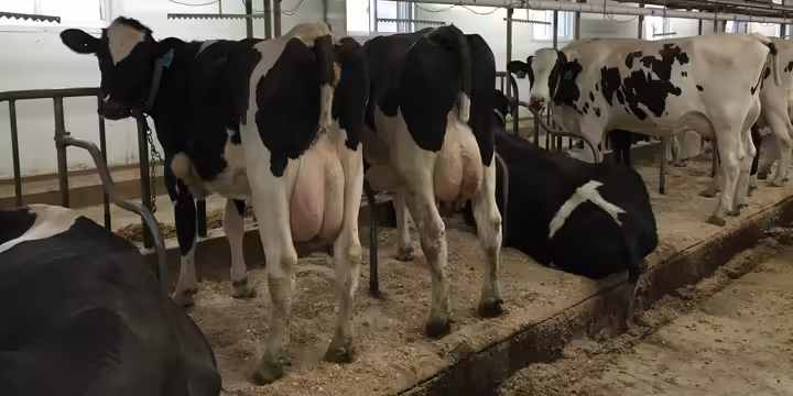 Dairy Cattle in barn