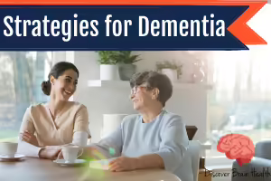 younger woman talking to older woman