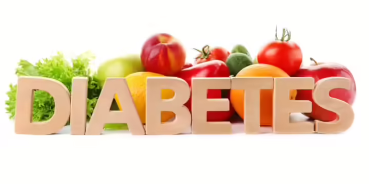 DIABETES with fruits and vegetables