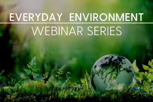 grass and green leaves surround a glass globe