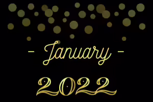 gold circles on a black background