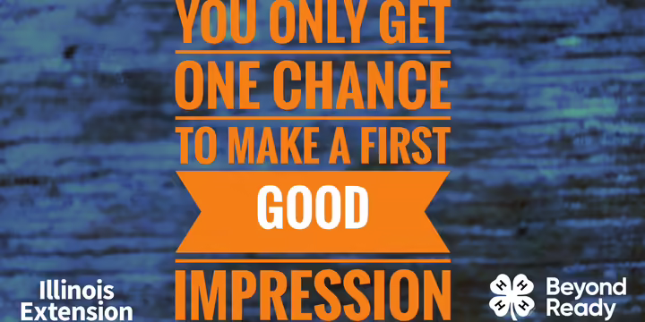 You only get one chance to make a good first impression.