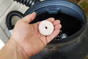 mosquito deterrent with rain barrel