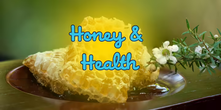 honey comb and small white flower