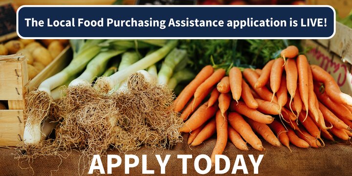 Local food purchasing assistance application slider