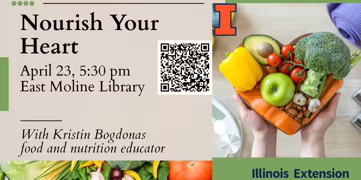 hand holidng heart-shaped bowl with fruit and vegetables 