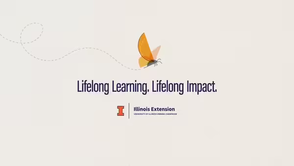 Graphic of a butterfly "Lifelong Learning, Lifelong Impact"