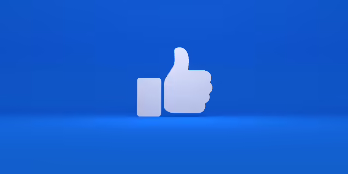 A Facebook like symbol.
