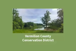 Vermilion County Conservation District image of pond and woods