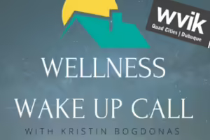 Wellness Wake Up Sun rising over a house 