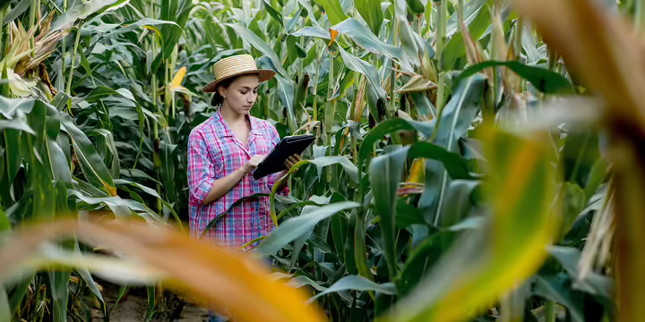 Female Farmer in the field