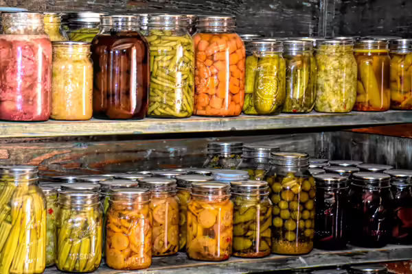 cabinet of jars