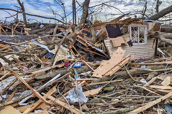 home destroyed by tornado