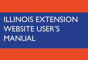 website manual front page