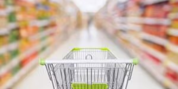 Grocery store and cart