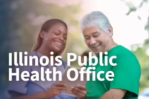 young woman and older woman ready about health