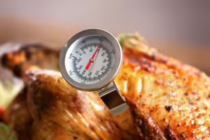Meat temperature in meat