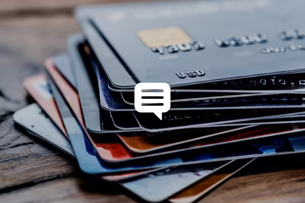 stack of credit cards