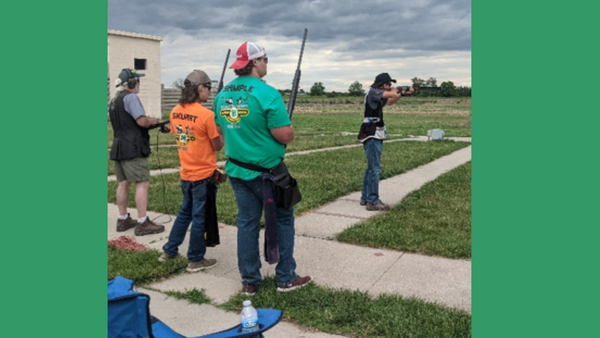 youth compete in a shotgun contest