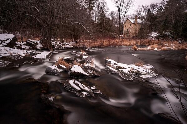 chilly stream near home