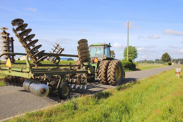 tractor and disk