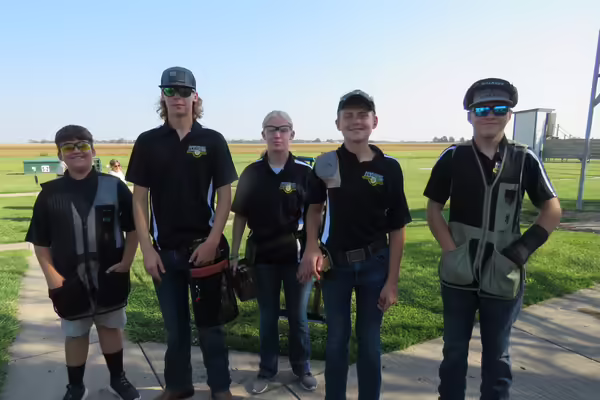youth winners pose